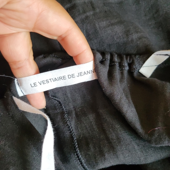 LE VESTIAIRE DE JEANNEContrast Linen Jumpsuit - Picture 9 of 13